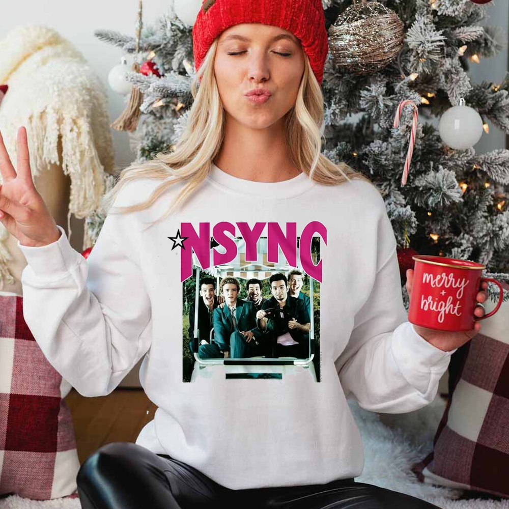 NSYNC Golf Cart Boy Band 90S Pop Music Fan Streetwear Sweatshirt